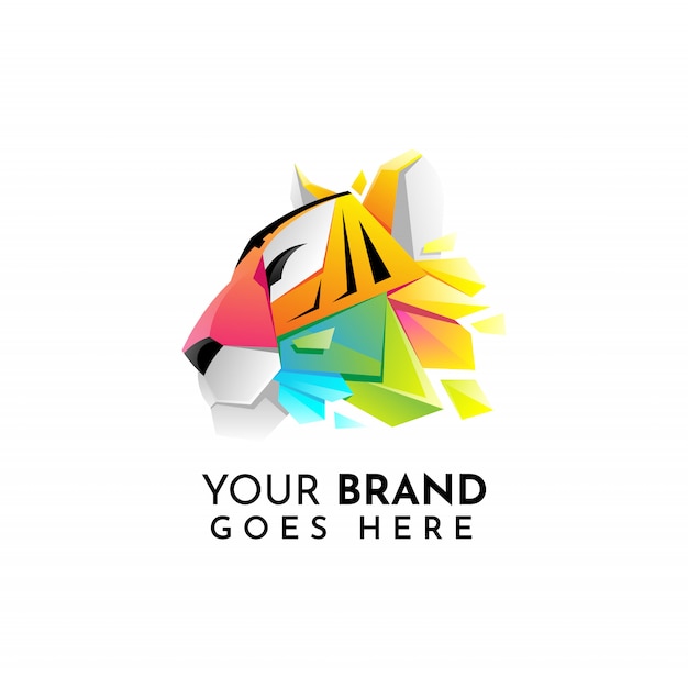 Tiger logo Premium Vector
