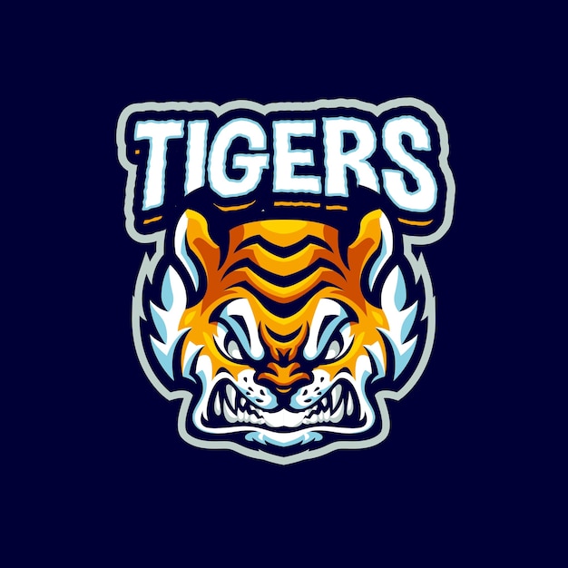 Premium Vector | Tiger mascot logo for esport and sport team