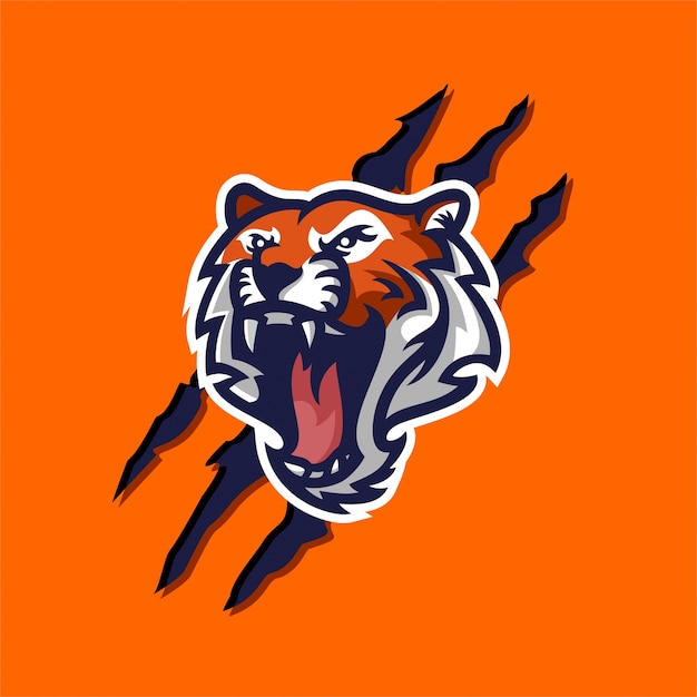 Premium Vector Tiger Mascot Logo Template For Sport Game Crew