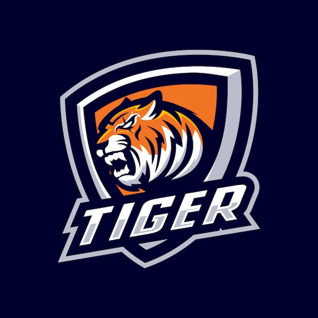 Premium Vector | Tiger mascot logo