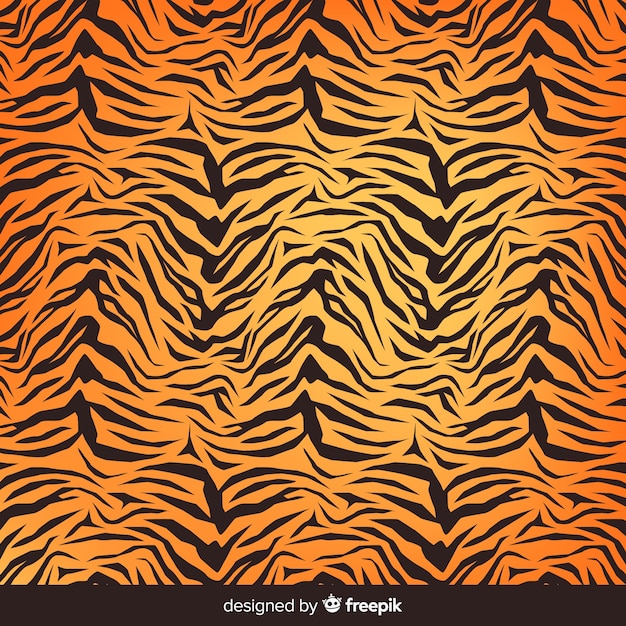 Tiger print background | Free Vector