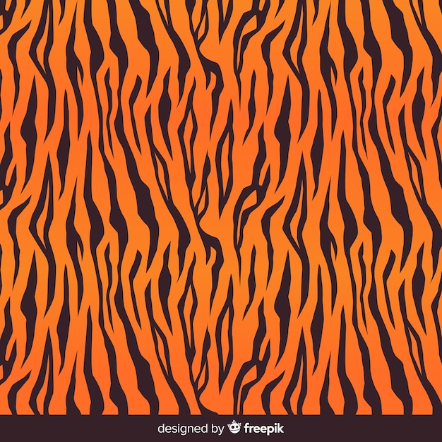 Free Vector | Tiger print background