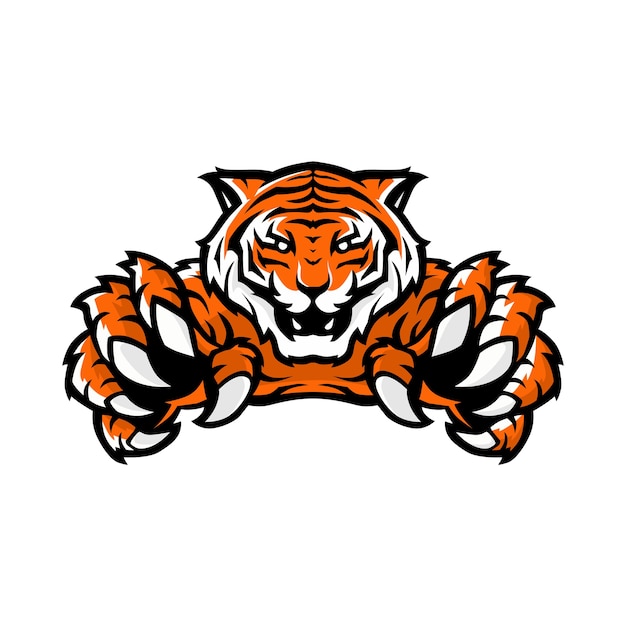 Tiger sport gaming logo | Premium Vector
