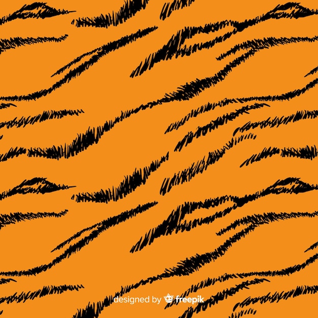 Download Free Vector | Tiger stripes pattern