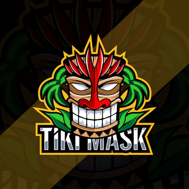 Download Free Tiki Mask Mascot Logo Esport Design Premium Vector Use our free logo maker to create a logo and build your brand. Put your logo on business cards, promotional products, or your website for brand visibility.