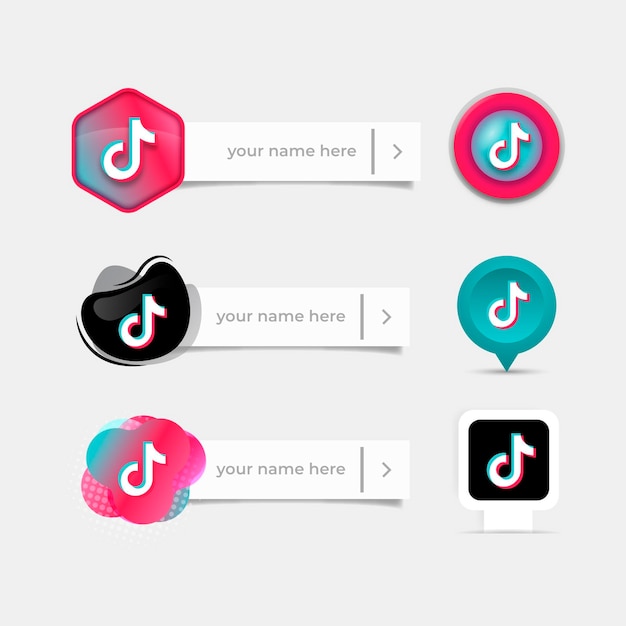 Download Free Download This Free Vector Tiktok Logo Collection Use our free logo maker to create a logo and build your brand. Put your logo on business cards, promotional products, or your website for brand visibility.