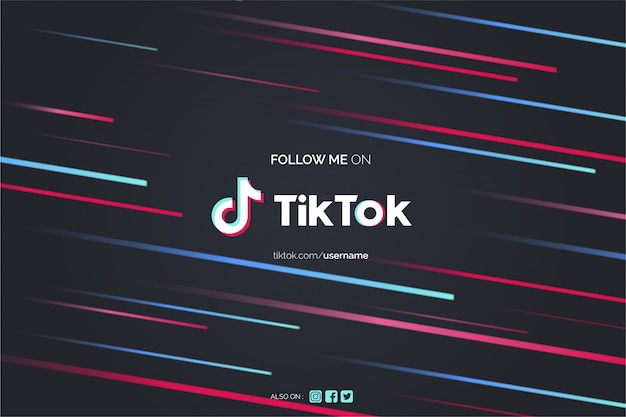 Download Free Vector | Tiktok promotion background