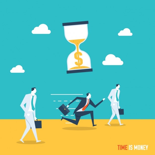 Download Time is money background Vector | Free Download