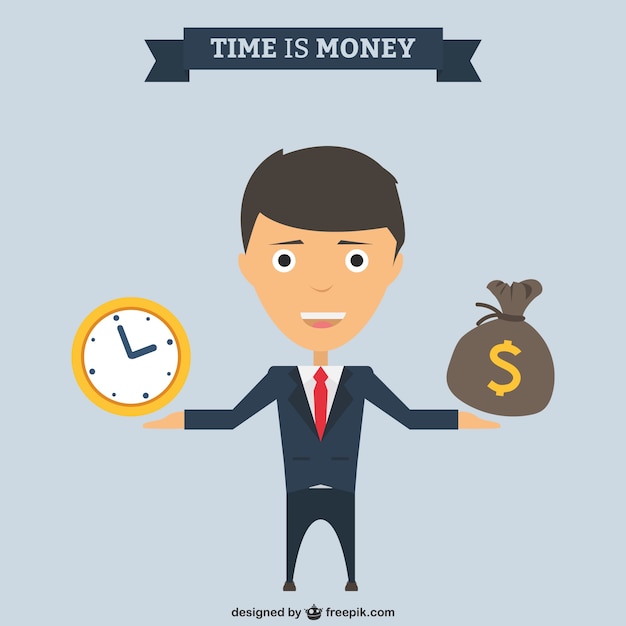 Download Time is money Vector | Free Download