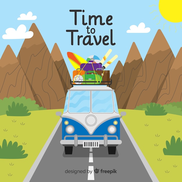 time travel vector free download