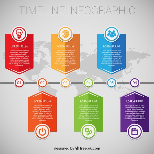 timeline infographic template word