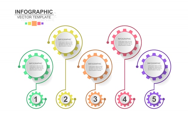 Premium Vector | Timeline infographics design