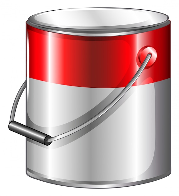 A tin of paint | Free Vector