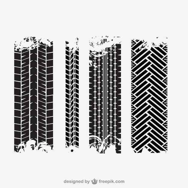 Free Vector Tire Tracks