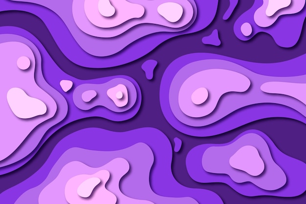 Premium Vector Topographic Map Background In Acid Purple Shades 5707