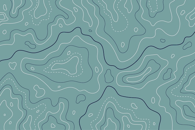 Free Vector Topographic Map Contour Lines Blue Tones 6168