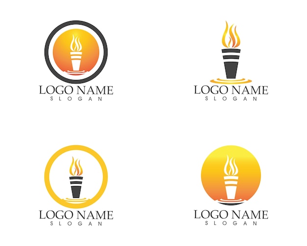 Download Free Torch Fire Icon Logo Vector Template Premium Vector Use our free logo maker to create a logo and build your brand. Put your logo on business cards, promotional products, or your website for brand visibility.