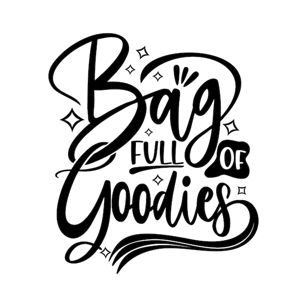 Premium Vector | Tote bag quotes design lettering vector