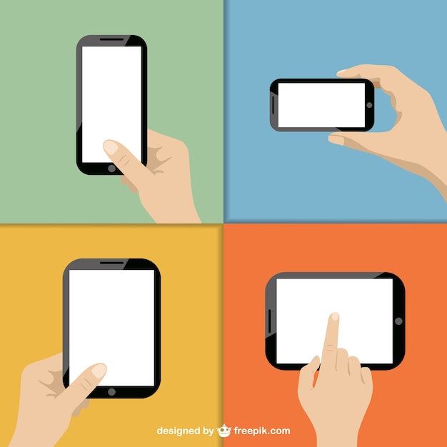 Download Touch screen technology vector Vector | Free Download