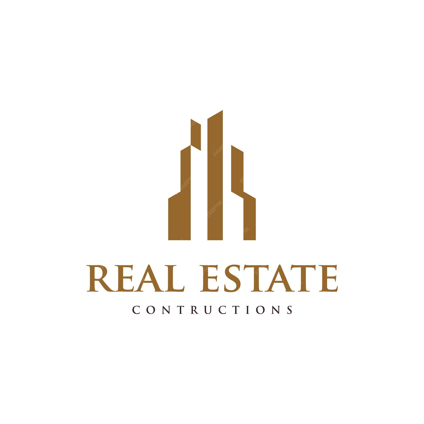 Premium Vector | Tower building simple logo real estate construction ...