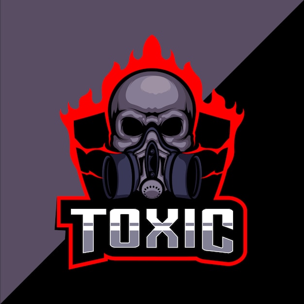 Download Free Toxic Skull Esport Logo Design Premium Vector Use our free logo maker to create a logo and build your brand. Put your logo on business cards, promotional products, or your website for brand visibility.
