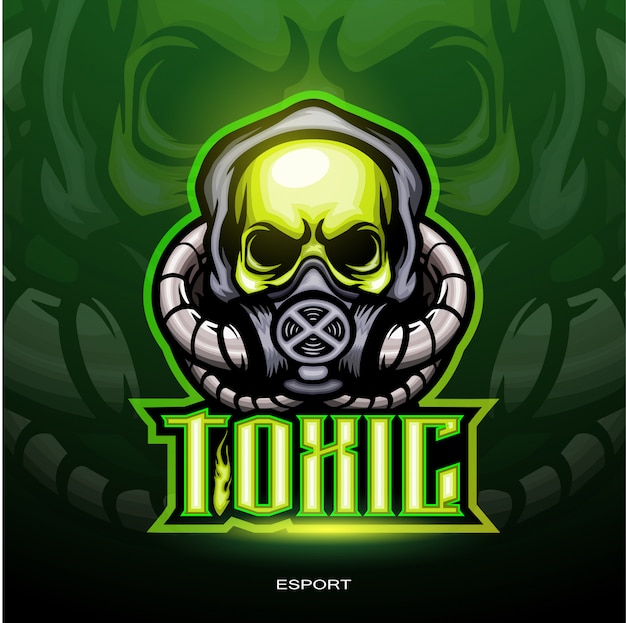 Download Free Toxic Skull Mascot For Gaming Logo Premium Vector Use our free logo maker to create a logo and build your brand. Put your logo on business cards, promotional products, or your website for brand visibility.