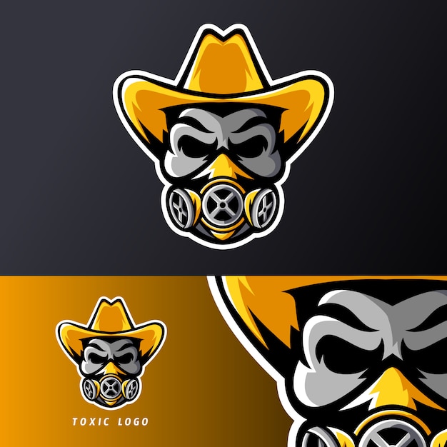 Download Free Toxic Skull Mask Hat Sport Esport Gaming Mascot Logo Template For Use our free logo maker to create a logo and build your brand. Put your logo on business cards, promotional products, or your website for brand visibility.