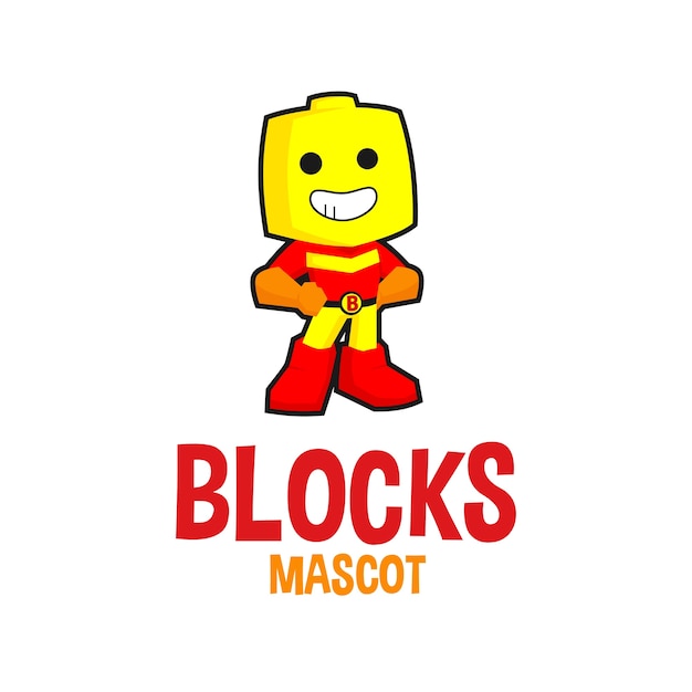 Download Free Toy Blocks Mascot Icon Logo Template Premium Vector Use our free logo maker to create a logo and build your brand. Put your logo on business cards, promotional products, or your website for brand visibility.