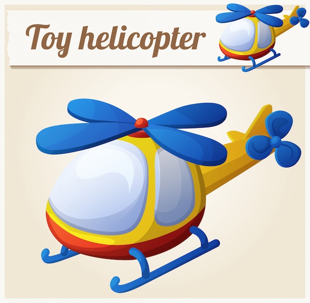 mini helicopter cartoon