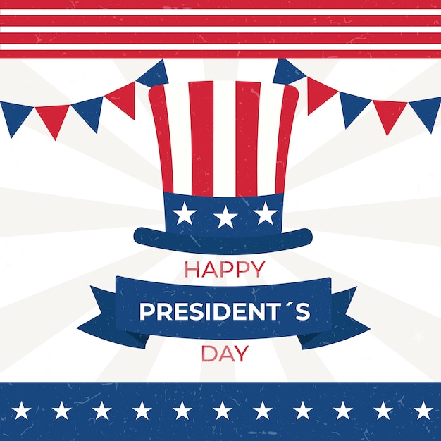 Download Traditional american colours vintage president's day ...