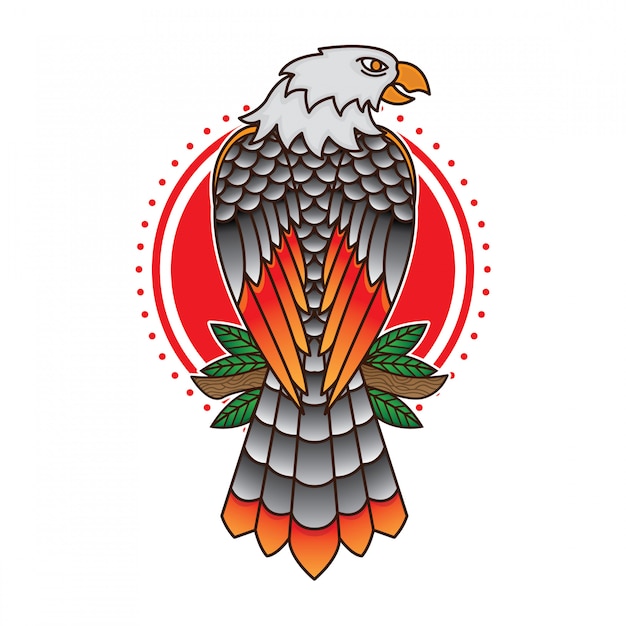 Download Free Traditional Eagle Tattoo Flash Premium Vector Use our free logo maker to create a logo and build your brand. Put your logo on business cards, promotional products, or your website for brand visibility.