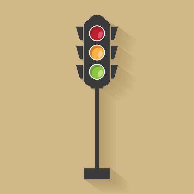 Premium Vector | Traffic light signal