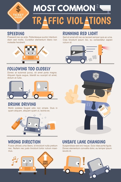 premium-vector-traffic-violation-infographic