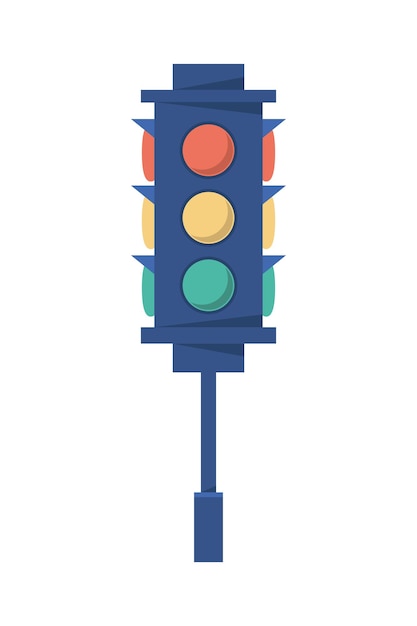 Premium Vector | Trafic light signal isolated icon