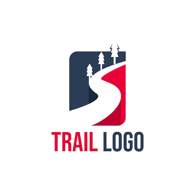 Trail logo Premium Vector