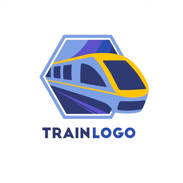 Premium Vector | Train logo