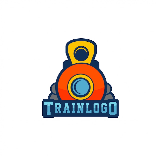 Train logo | Premium Vector