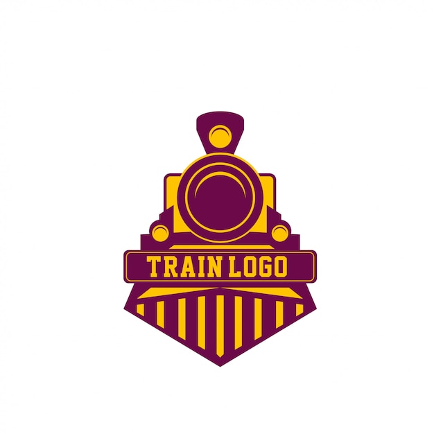 Train logo | Premium Vector