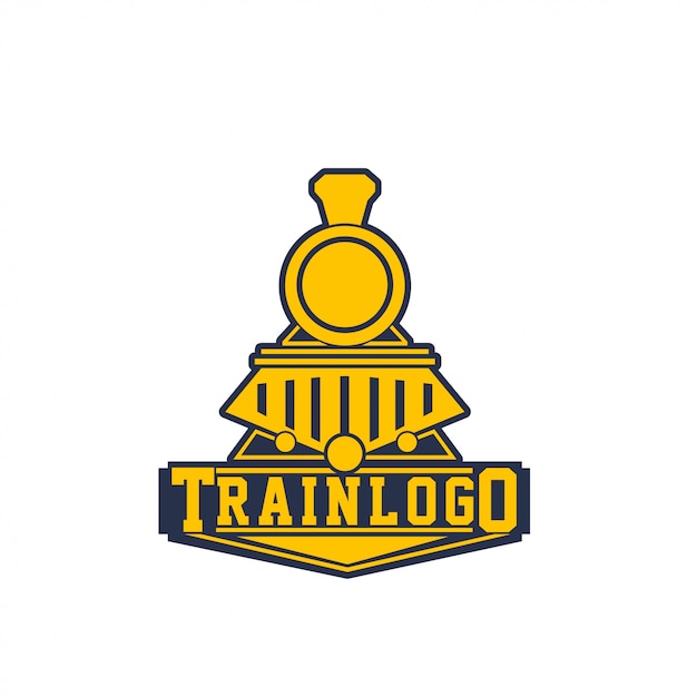 Train logo | Premium Vector