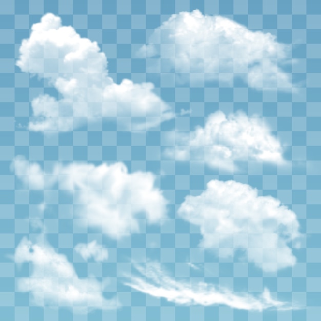 Фон облака вектор