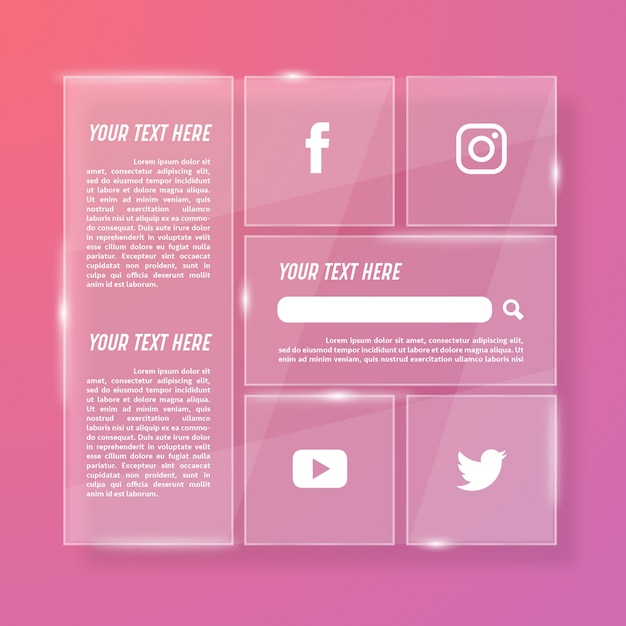 Light Pink Website Template