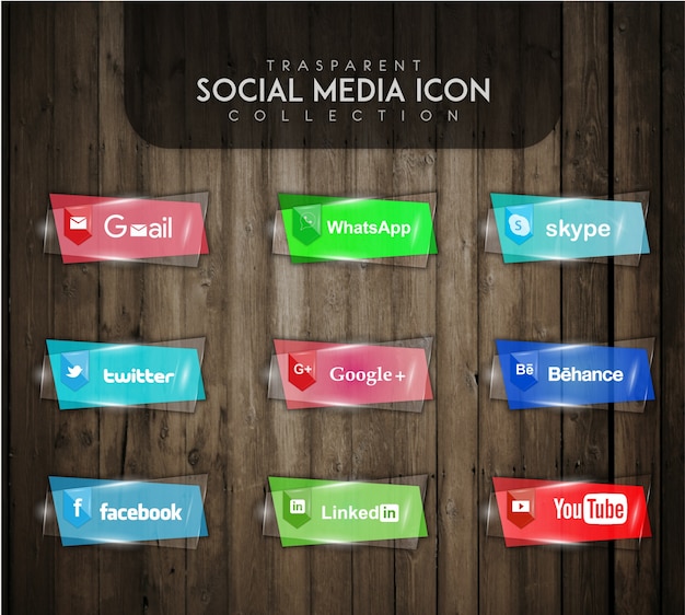 Download Free Download This Free Vector Transparent Social Media Icon Collection Use our free logo maker to create a logo and build your brand. Put your logo on business cards, promotional products, or your website for brand visibility.