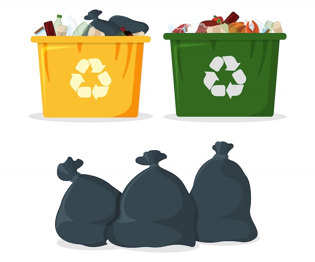 Download Free Trash Bag With Bin And Tank Icon Premium Vector Use our free logo maker to create a logo and build your brand. Put your logo on business cards, promotional products, or your website for brand visibility.