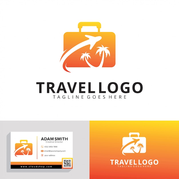 Download Free Travel Agency Logo Template Premium Vector Use our free logo maker to create a logo and build your brand. Put your logo on business cards, promotional products, or your website for brand visibility.