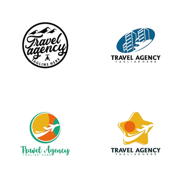 Travel agency logo | Premium Vector