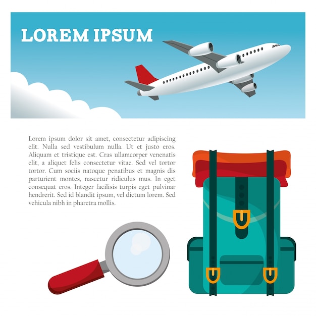 airplane friendly travel backpack