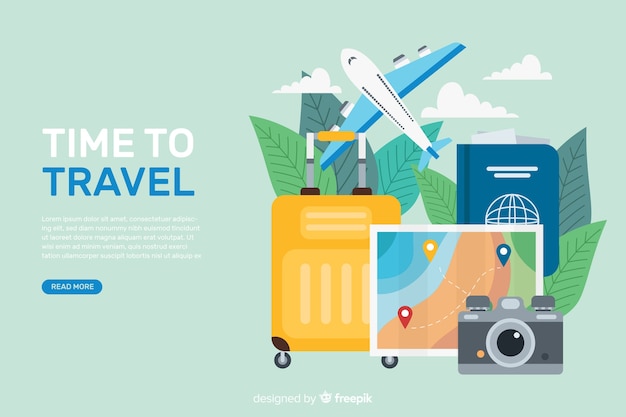 Download Travel banner pack | Free Vector