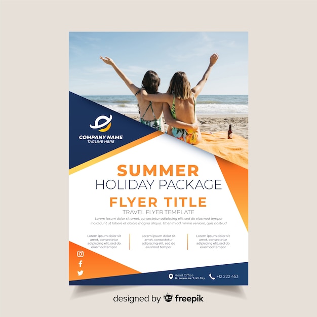 Travel Brochure Template For Students