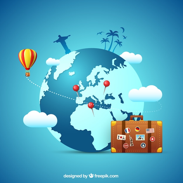 free travel clipart background - photo #17