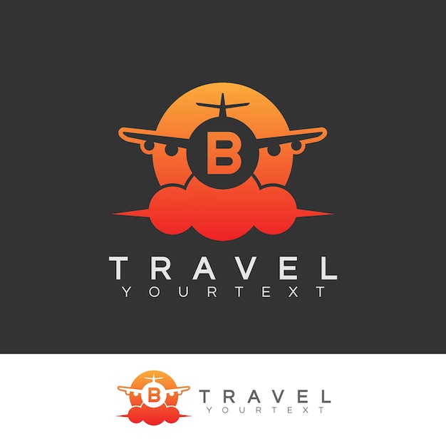 Premium Vector | Travel Initial Letter B Logo Design